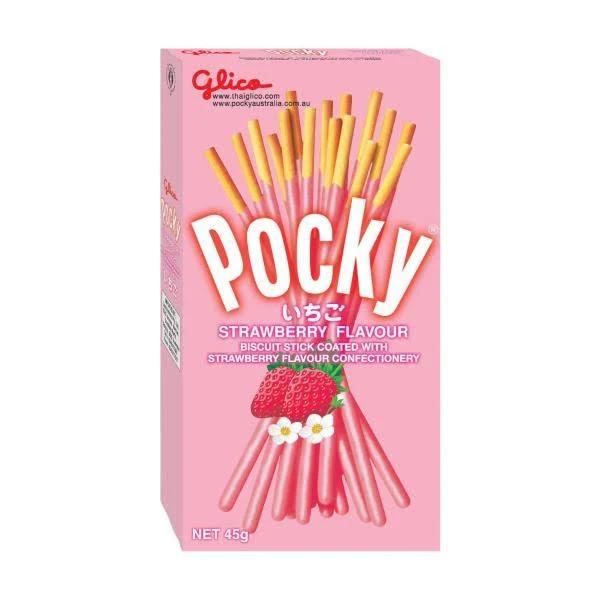 Glico Pocky Strawberry Biscuit Sticks