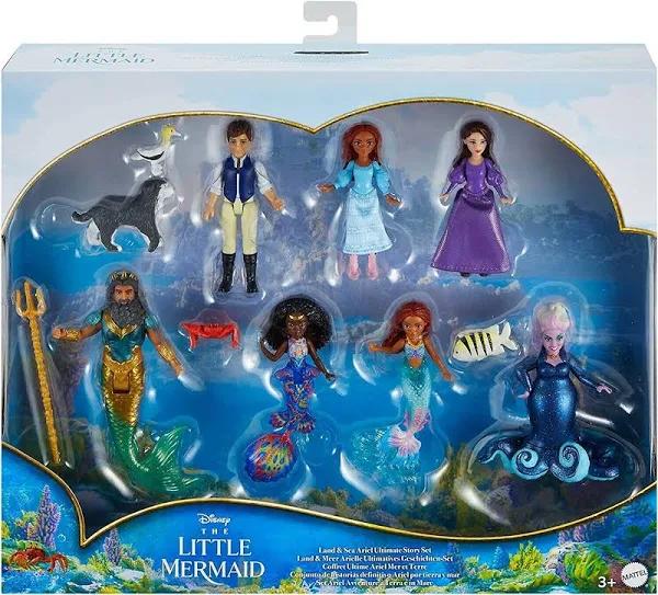 Disney Live Action Little Mermaid Ultimate Ariel and Sisters 7 Pack