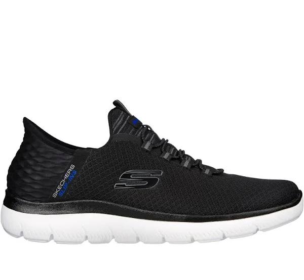 Skechers Mens Slip-Ins Summits Trainers 14 UK / Black / White