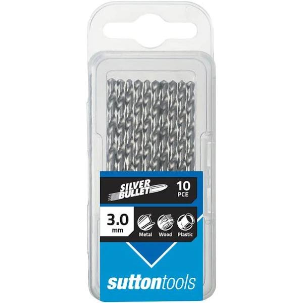 Sutton Tools Silver Bullet Jobber Drill Bit Metric 3mm - 10 Piece