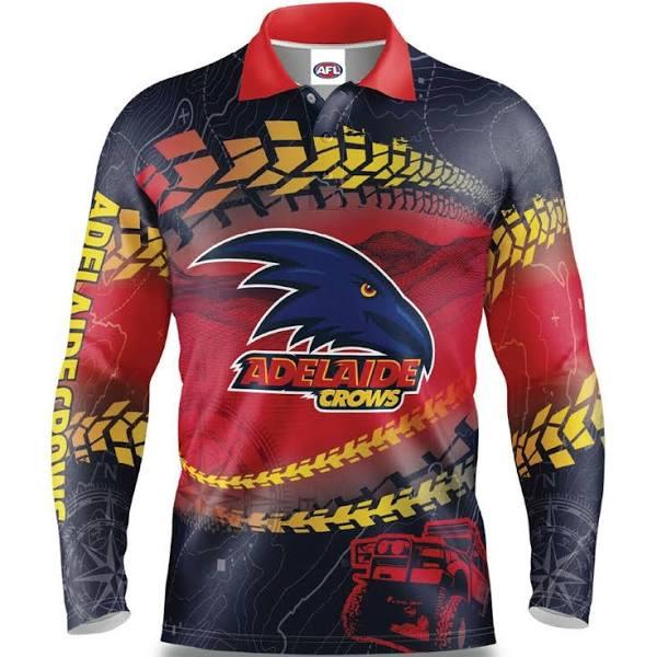 Adelaide Crows Trax Off-road Camping Shirt Size:3XL