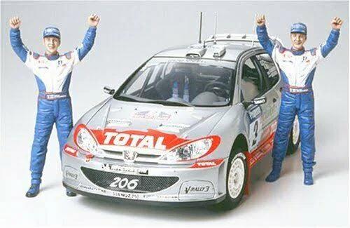 Tamiya 24262 Peugeot 206 WRC 2002 Winner Version Set 1/24 Scale Kit