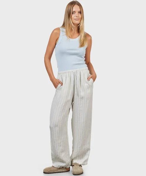 David Jones Academy Brand Farrelly Pant in Ice Blue, Size 8 AU