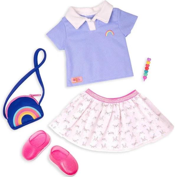 Our Generation Rainbow Academy School Uniform Outfit for 46cm Dolls