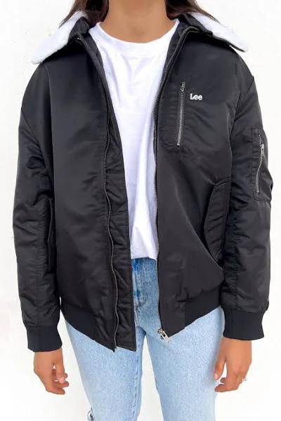 Lee Angelina Bomber Jacket Black AU 14 / Black