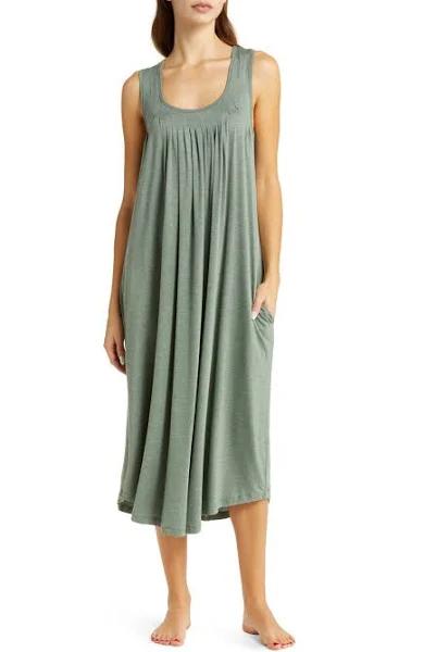 Kate Modal Soft Pleat Front Maxi Nightie - XS / Alpine - Papinelle