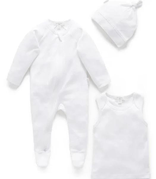 Purebaby Everyday Pointelle Pack - Infant