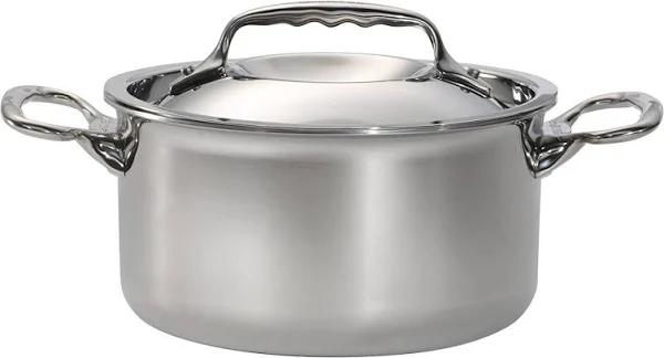 Debuyer stainless steel stew pan with lid affinity ø 24 cm