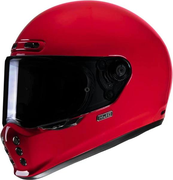 HJC V10 Solid Helmet, Red, Size XS 54 55