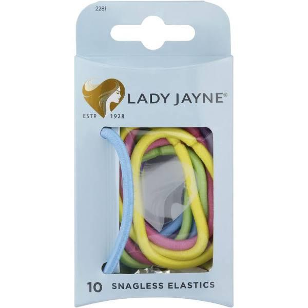 Lady Jayne Assorted Snagless Thick Elastics 10 Pack