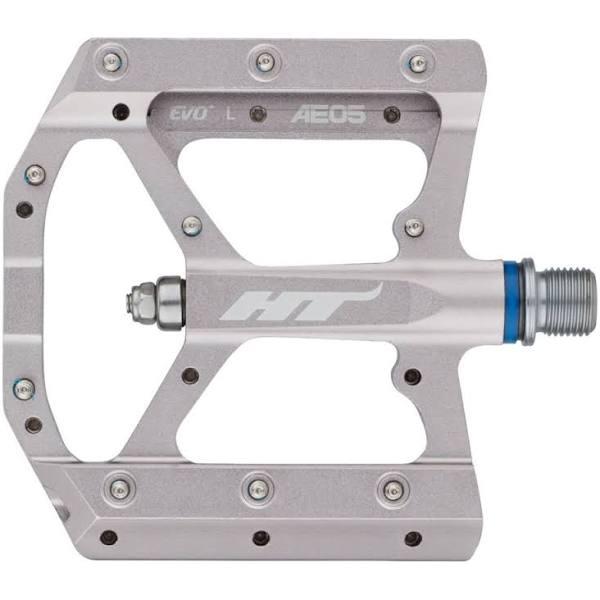 HT Compoments AE05 Alloy Flat Pedals Grey