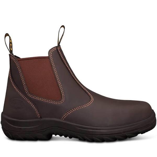 Oliver Elastic Sided Boot (34-626) Claret DarkRed / 9.5