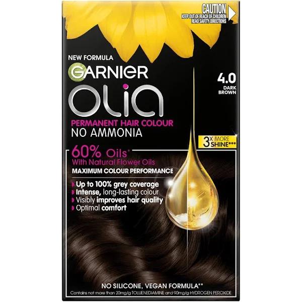 Garnier Olia Permanent Hair Colour - Dark Brown 4.0