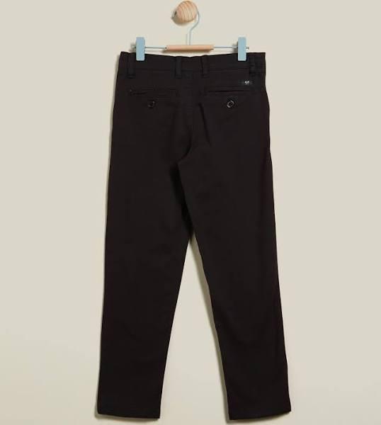 Lost Society - Men's Black Chinos - Stretch Chino - Size 12 at The Iconic