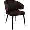 Harlow Black Dining Chair - Black Linen