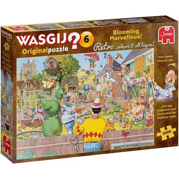 Wasgij? Puzzle 1000pc - Retro Original 6 - Blooming Marvellous!