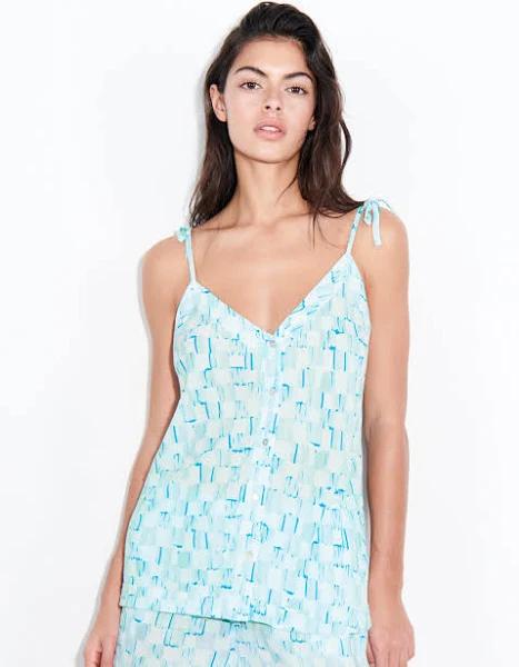 David Jones Passionata Penelope Camisole in Aqua Pool, Size Medium