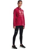 Under Armour Rival Logo Hoodie Red Women - XS