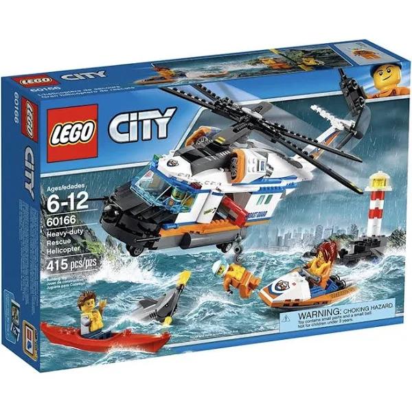 LEGO City Coast Guard Heavy-Duty Rescue Helicopter (60166)