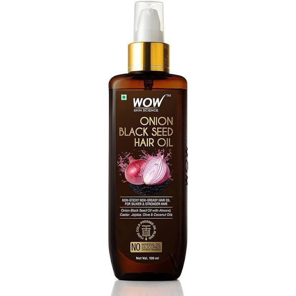 Wow Skin Science Onion Black Seed Hair Oil, 10 oz