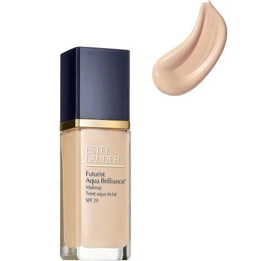 Estée Lauder Futurist Aqua Brilliance Makeup SPF20 Foundation 1W1 Bone