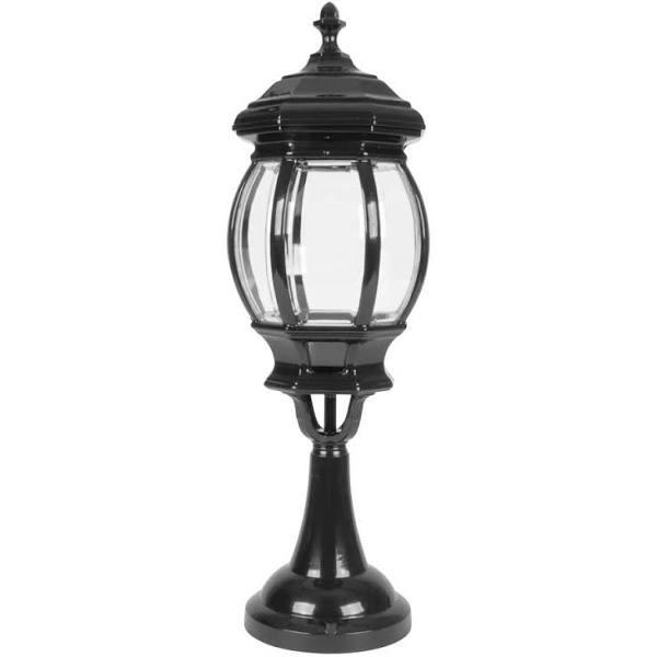 Domus GT-693 Vienna Large - Exterior Pillar Mount Light, Black