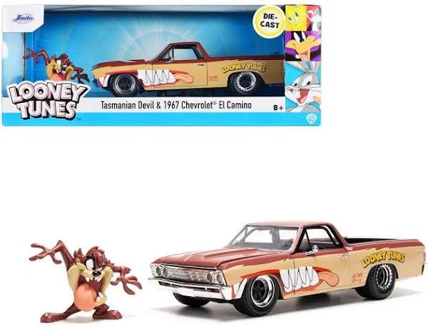 Looney Tunes Chevy El Camino w/ Tassie Devil 1:24 Diecast