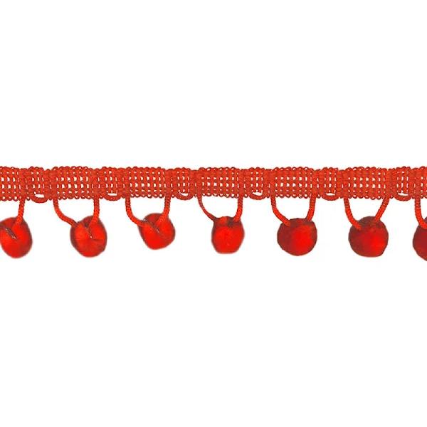 Simplicity Ball Fringe 1.125"X12yd Orange