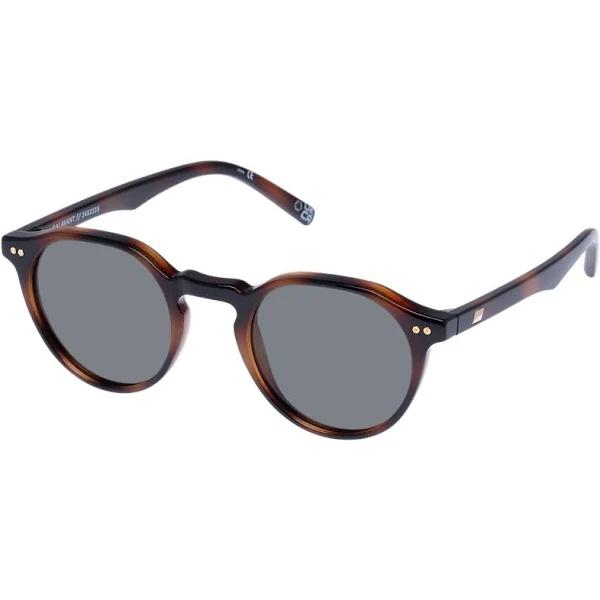 David Jones Le Specs Galavant Round Sunglasses in Tort