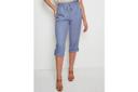 Rockmans Crop Linen Pants - Womens - Soft Chambray AU Size 16 - AfterPay & zipPay Available