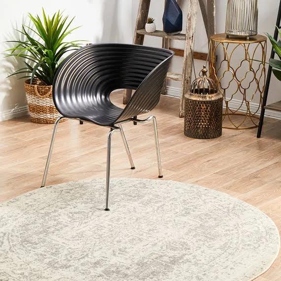 TOSTE Round Floor Rug Silver by Freedom