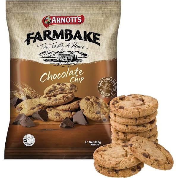 Arnott's Farmbake Chocolate Chip Cookies 350g