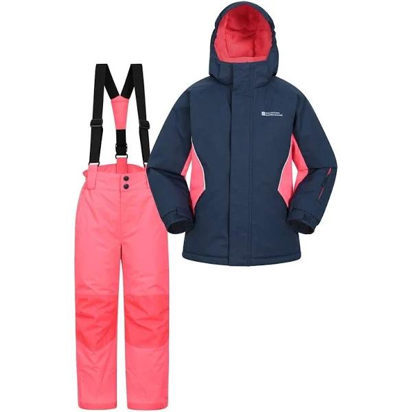 Mountain Warehouse Childrens/Kids Ski Jacket & Trousers Set Dark Blue 9-10 Years Mixed Kids Ski Jacket & Trousers