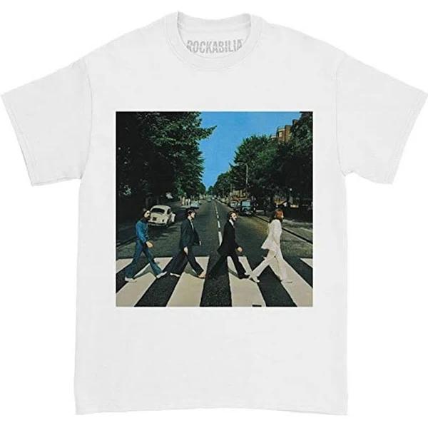 The Beatles Unisex Adult Abbey Road T-Shirt White S