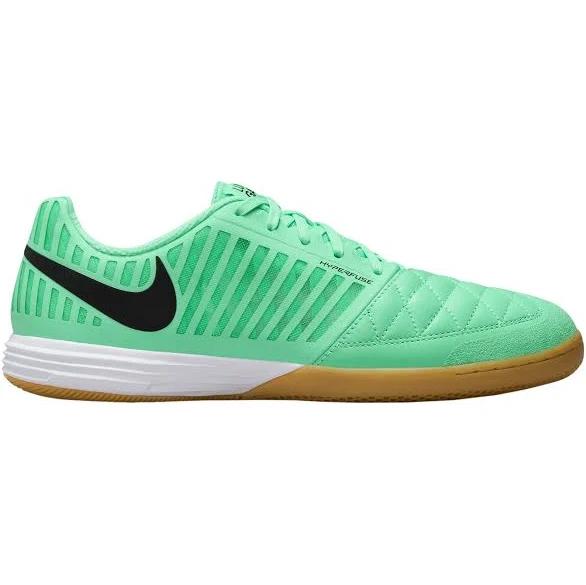 Nike Lunar Gato II Indoor Shoes Soccer 580456-300 Green M 7.5 / W 9