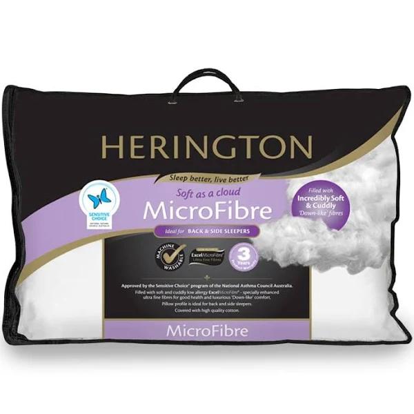 Herington Microfibre Low Allergy Pillow - Medium