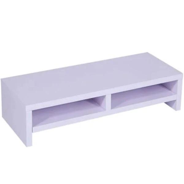 Warehouse Desktop Monitor Stand TV Laptop Rack Computer Screen Riser Shelf Desk Purplish Computer Monitor Riser Accessories