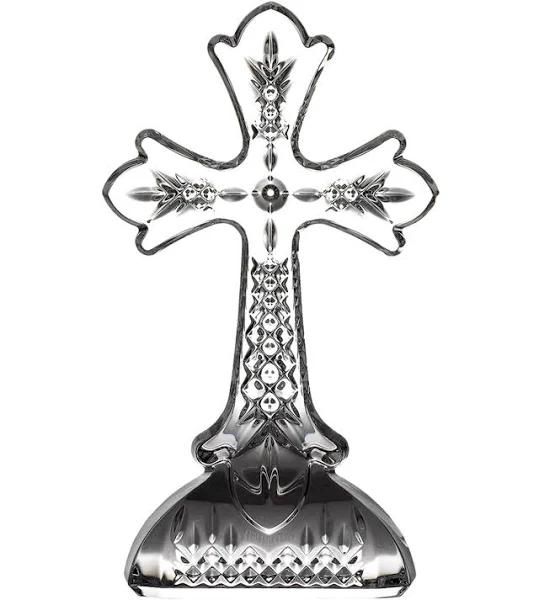 Waterford Lismore Standing Crystal Cross Clear