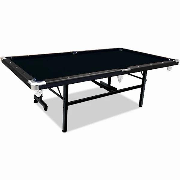 6ft Foldable Pool Table Billiard Table Free Accessory - Black