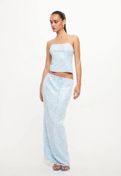 Lioness - Women's Blue Maxi Skirts - She's All That Maxi Skirt - Size S at The Iconic