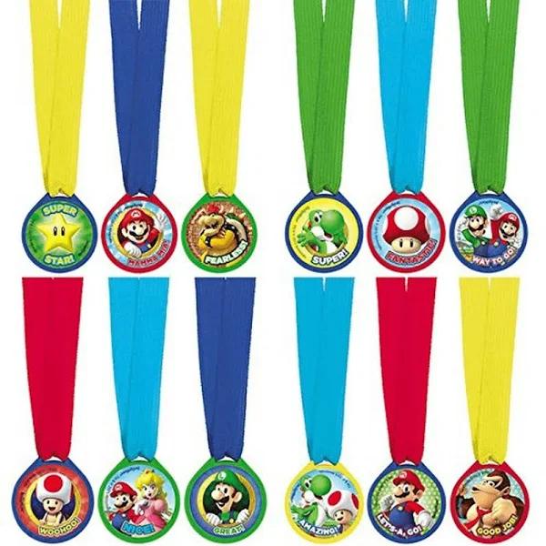 Super Mario Brothers Mini Award Medals