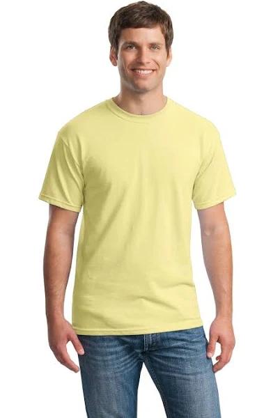 Gildan 5000 Heavy Cotton Adult Tee - Cornsilk, 2XL