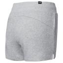 Essentials Women's Sweat Shorts in Light Gray Heather, Size 2XL, Cotton/Polyester by Puma