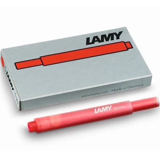 Lamy T10 Fountain Pen Ink Cartridges Red