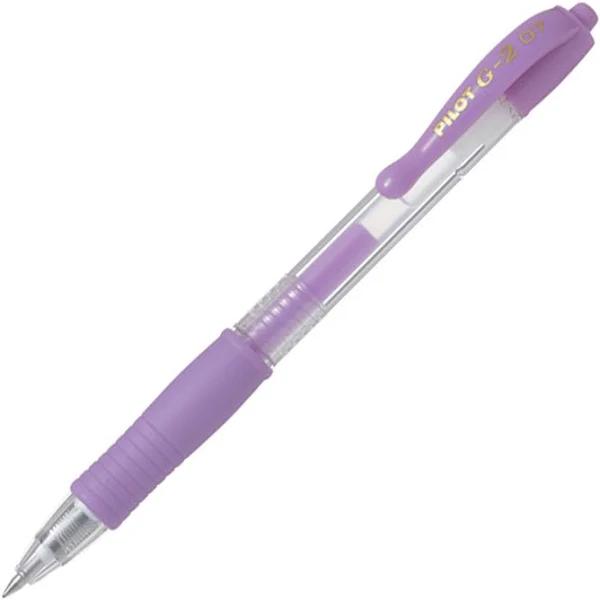 Pilot G207 0.7mm Retractable Gel Rollerball Pen - Pastel Violet