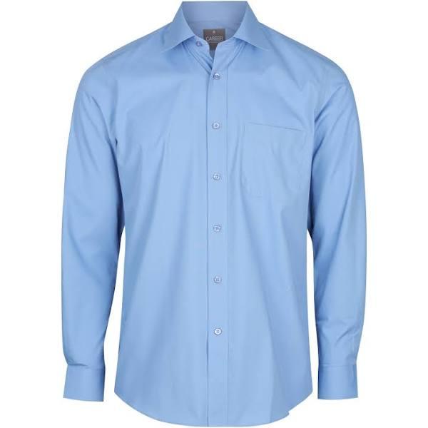 Gloweave Career Mens Premium Poplin Long Sleeve Shirt - 1272L French Blue / 37