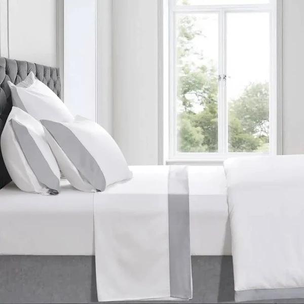 Plaza Black 1000TC Sheet Set King Bed Extra Depth