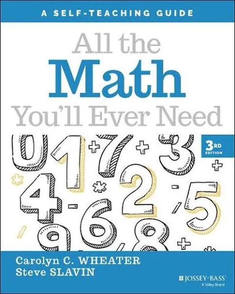 All The Math You'll Ever Need by Carolyn C. Wheater