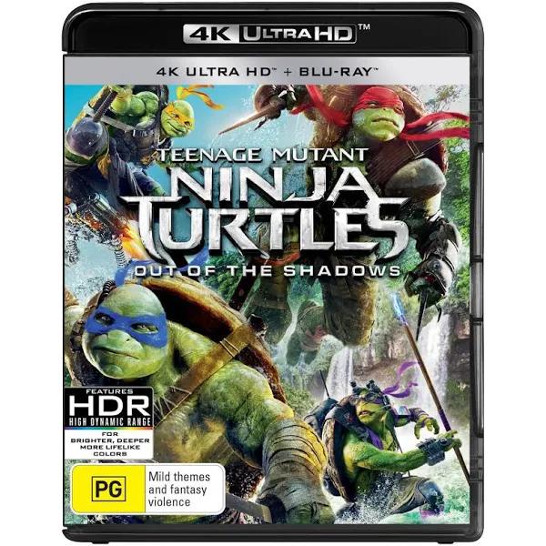 Teenage Mutant Ninja Turtles - Out of The Shadows (4K Blu Ray UHD)