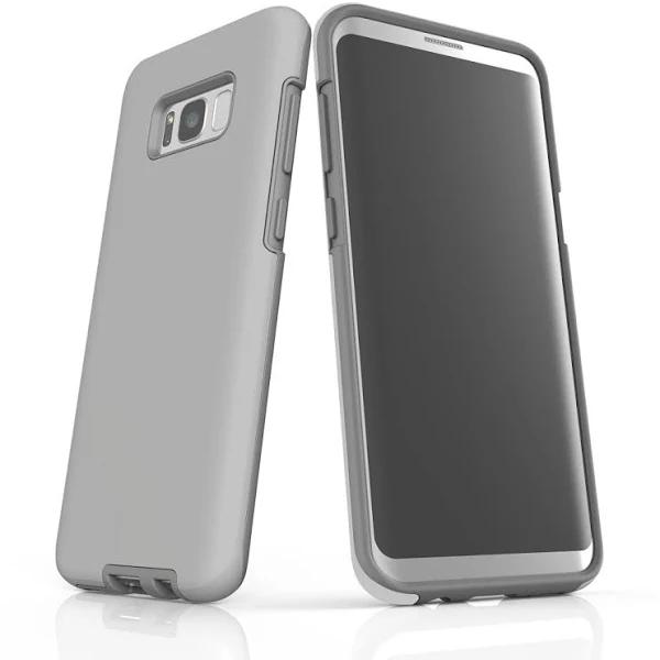 for Samsung Galaxy S8+ Plus Case, Armour Tough Protective Cover, Grey